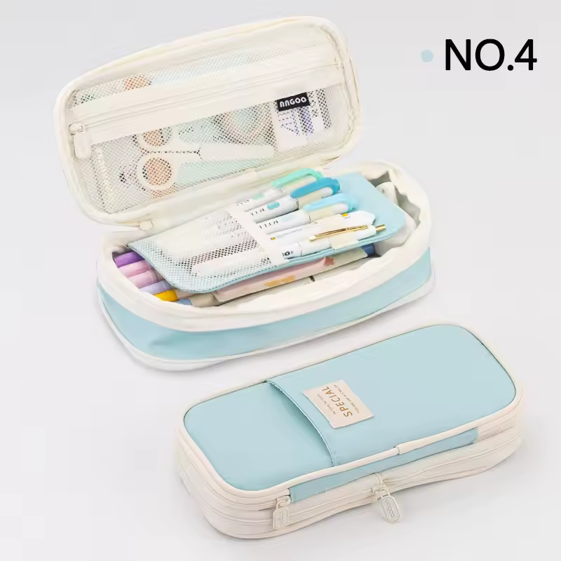 Creative pencil case Large Capacity Double Layers CPC Certification Safe Material School case Pouch Stationery for Girls - Image 11