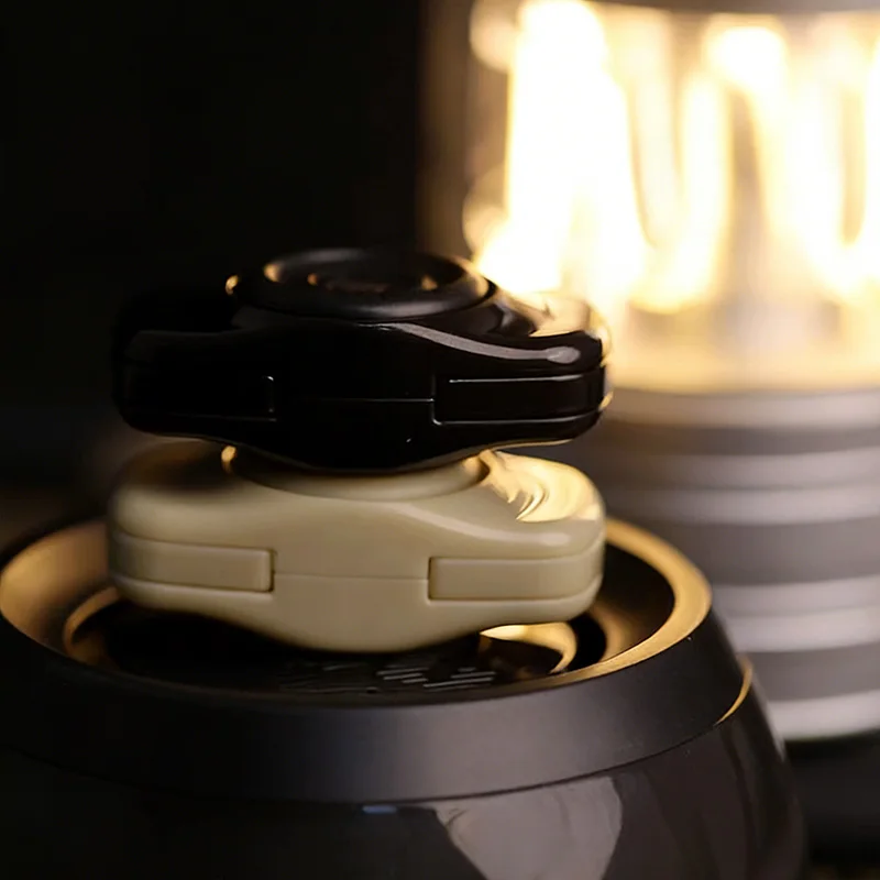 GAO Studio EDC PCハンドスピナー 磁気オープンアーマー ツーリーフ フィジェットスピナー ストレス解消 フィジェットトイ オフィスガジェット