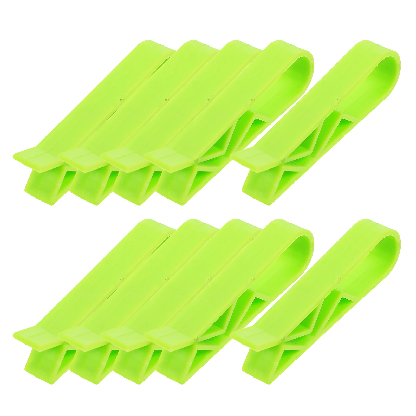 

10pcs Bag Clips Plastic Waste Trash Can Bag Clips Bin Clamps Fixing Fasteners Home Office Kitchen Hardware