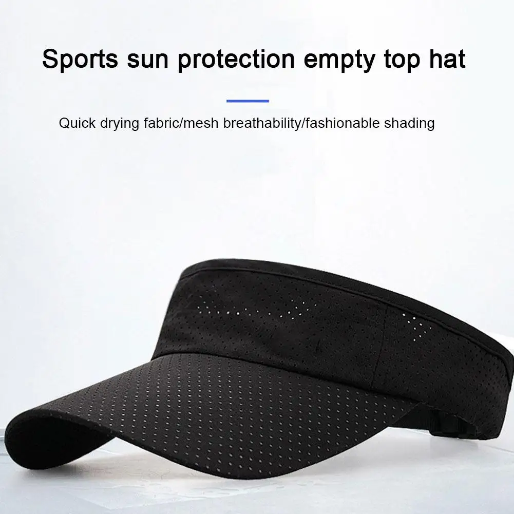 Summer Breathable Korean Version Outdoor Hat For Men And Women Versatile Casual Empty Top Hat Tennis Running Sunscreen Cap Hat