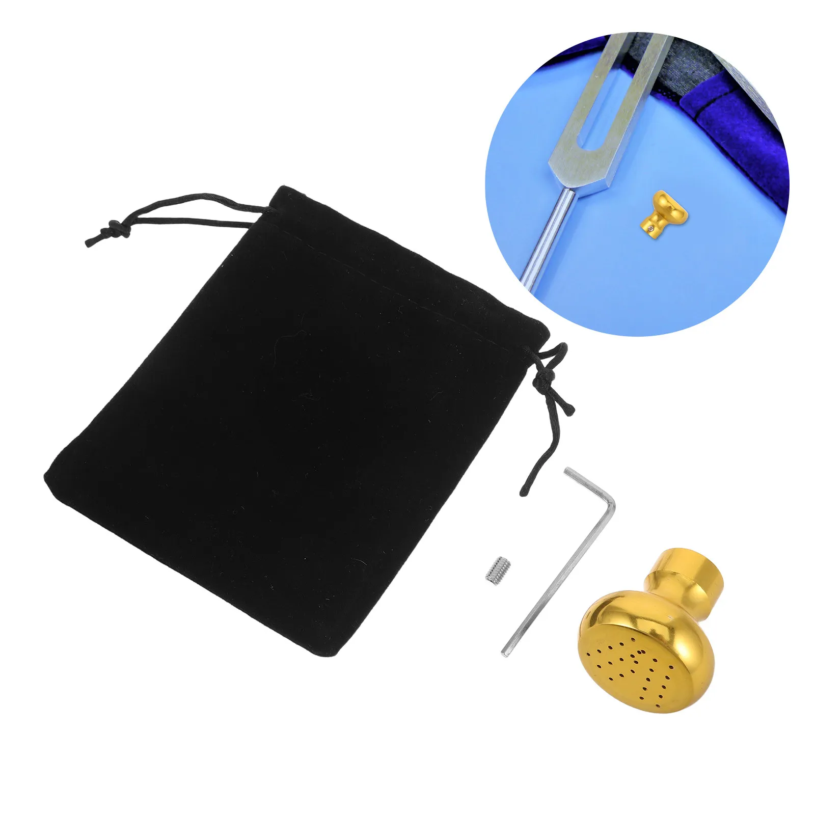 

Multi-Hole Tuning Fork Holder Stable Non-Slip Base Meditation Accessories Organizer Musical Instrument Yoga Home Meditation