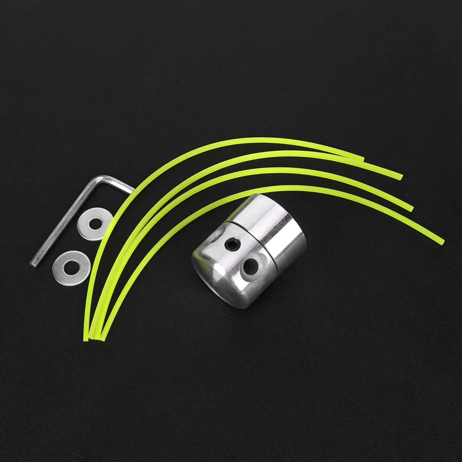 Ersatzteile für Rasentrimmerkopf aus Aluminium mit 4-Linien-Freischneider für Garten-Rasenmäher