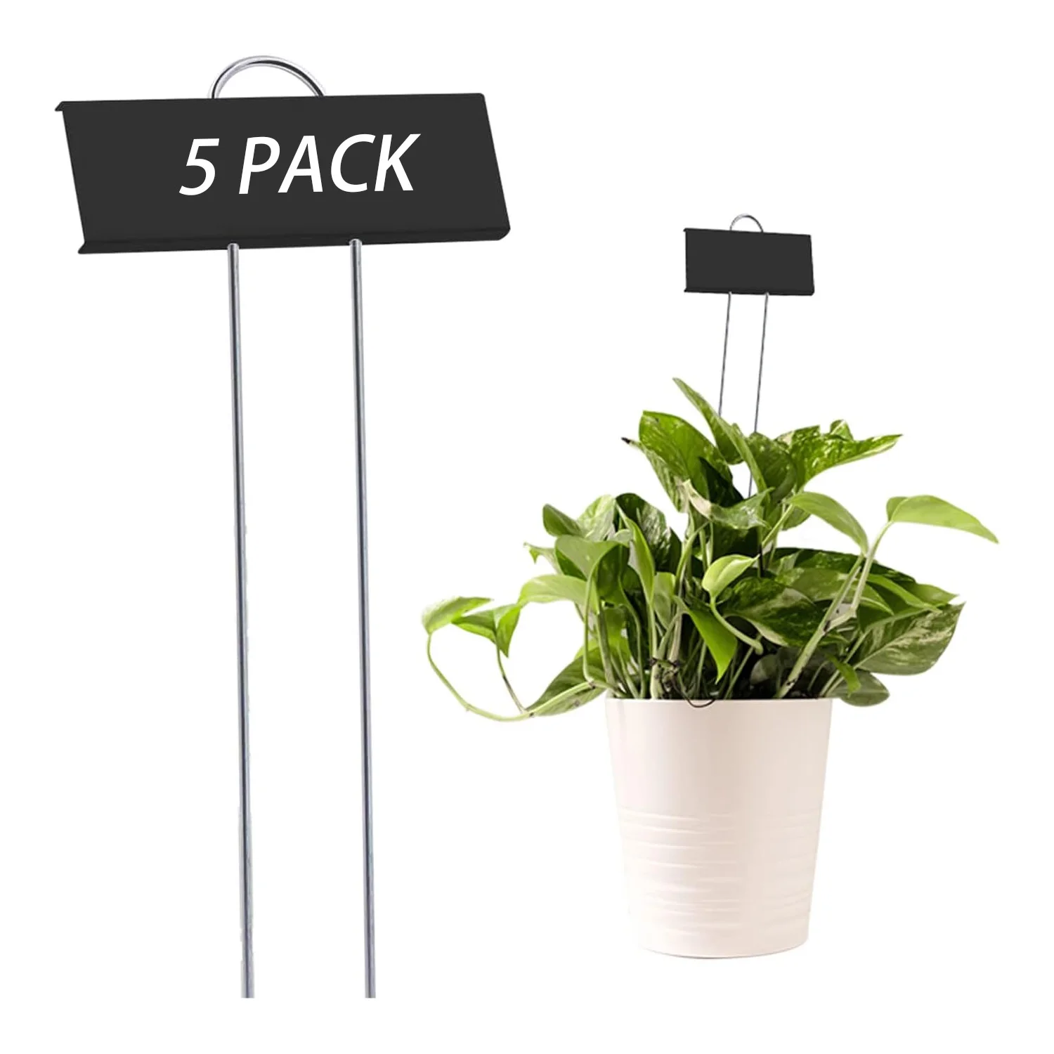 5PCS T-Typ Metall Anlage Tag Gartenarbeit Schmücken Topf Baum Pflanzen Etiketten Wasserdichte Zeichen Marker Garten Zubehör landwirtschaft Liefert