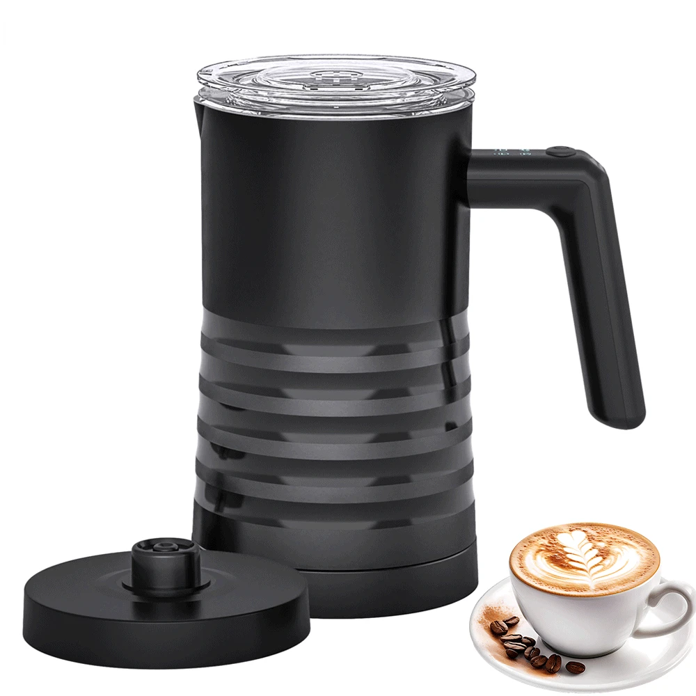 Electric Milk Frother Frothing Automatic Milk Warmer Foamer Cold/Hot Latte Cappuccino Chocolate Foam Maker Kitchen Tools US/EU