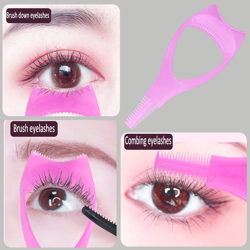 1/2PCS Eyelash Mask Applicator Mascara Shield Lashes for Painting Eyelashes Creeper Mascara Guard Eyelash Curler Makeup Tools