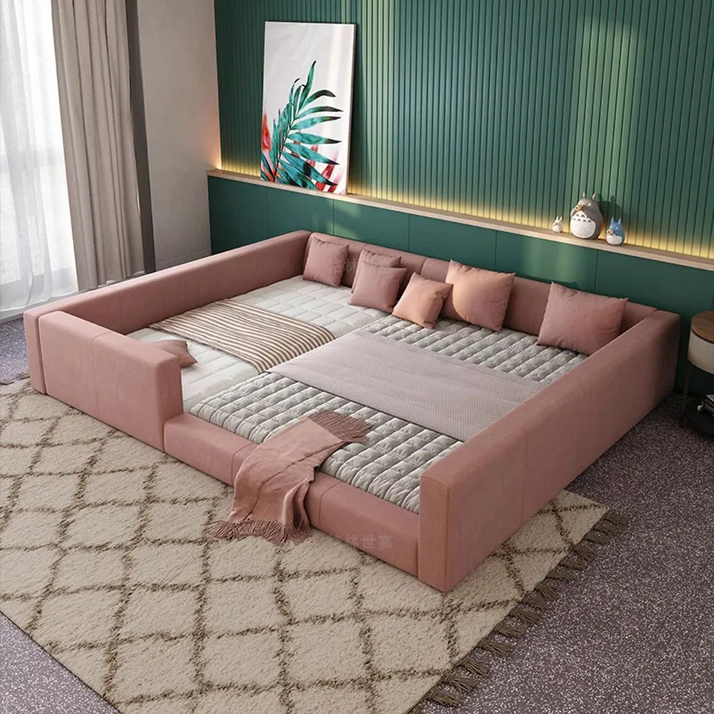 Rail garde enfants cadres de lit reine luxe réglable tête de lit salon dormir Camarotes Para dortoir décoration de la maison