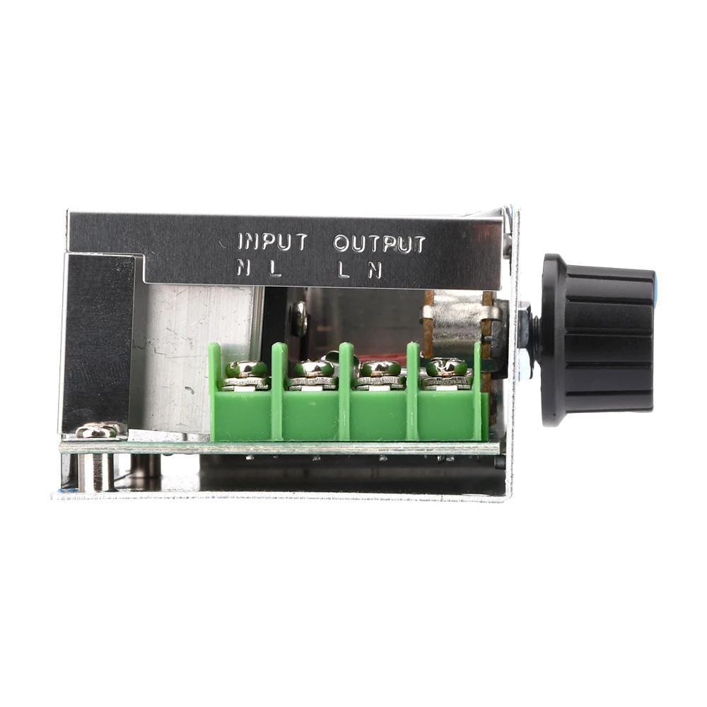 AC 220V zu DC 10-210V 20A SCR PWM Motor Drehzahl regler Gouverneur Spannungs regler Geschwindigkeit Volt Steuersc halter mit Potentiometer – Detail 10