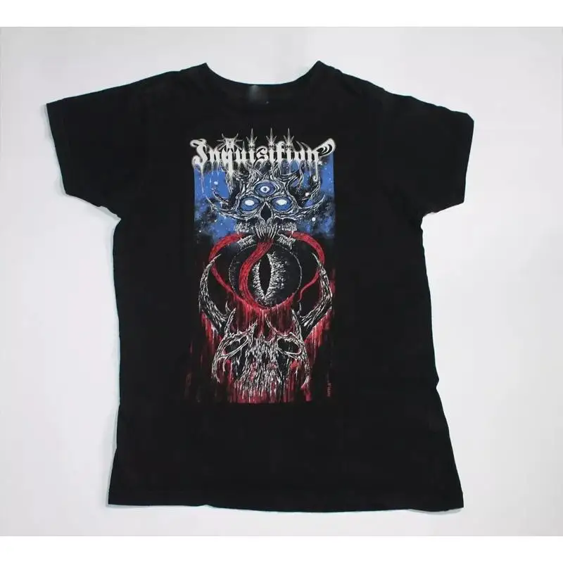 Inquisition Black Metal Band T Shirt Men Cotton Short Sleeve Hot