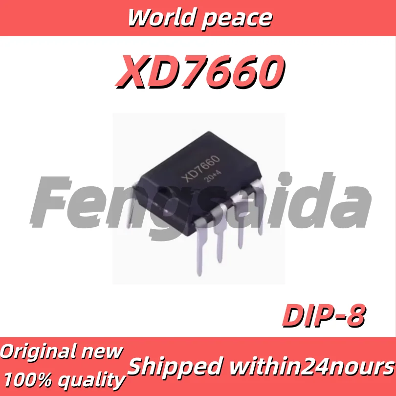 (1-10pcs)100% Brand new original XD7660 Direct Plug DIP8 Printed XD7660 Power Management Charge Pump Voltage Converter Chip