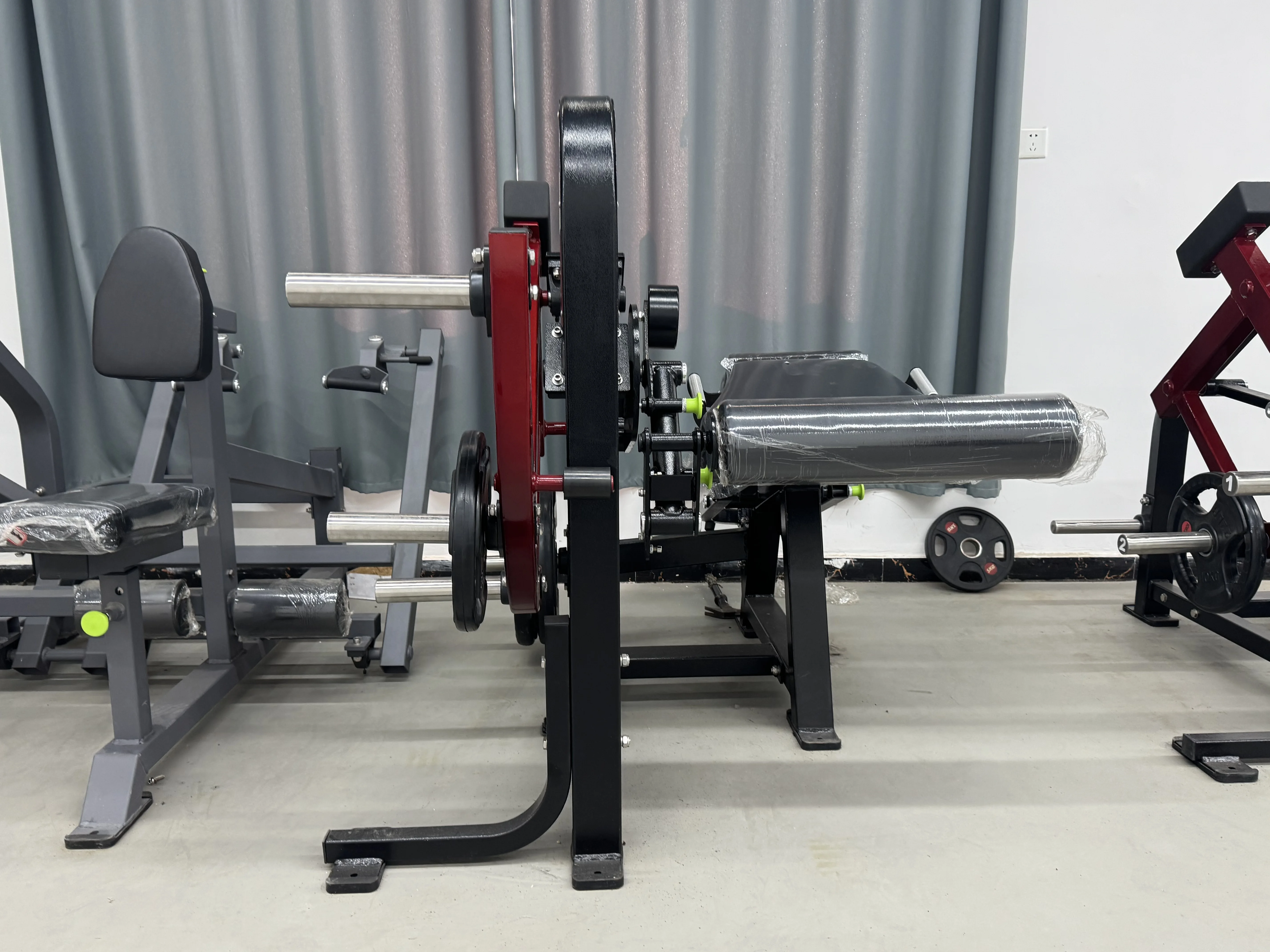 Prone Leg Trainer Steel Adjustable Safety Gym Equipment for Back Arms and Leg Strength Training