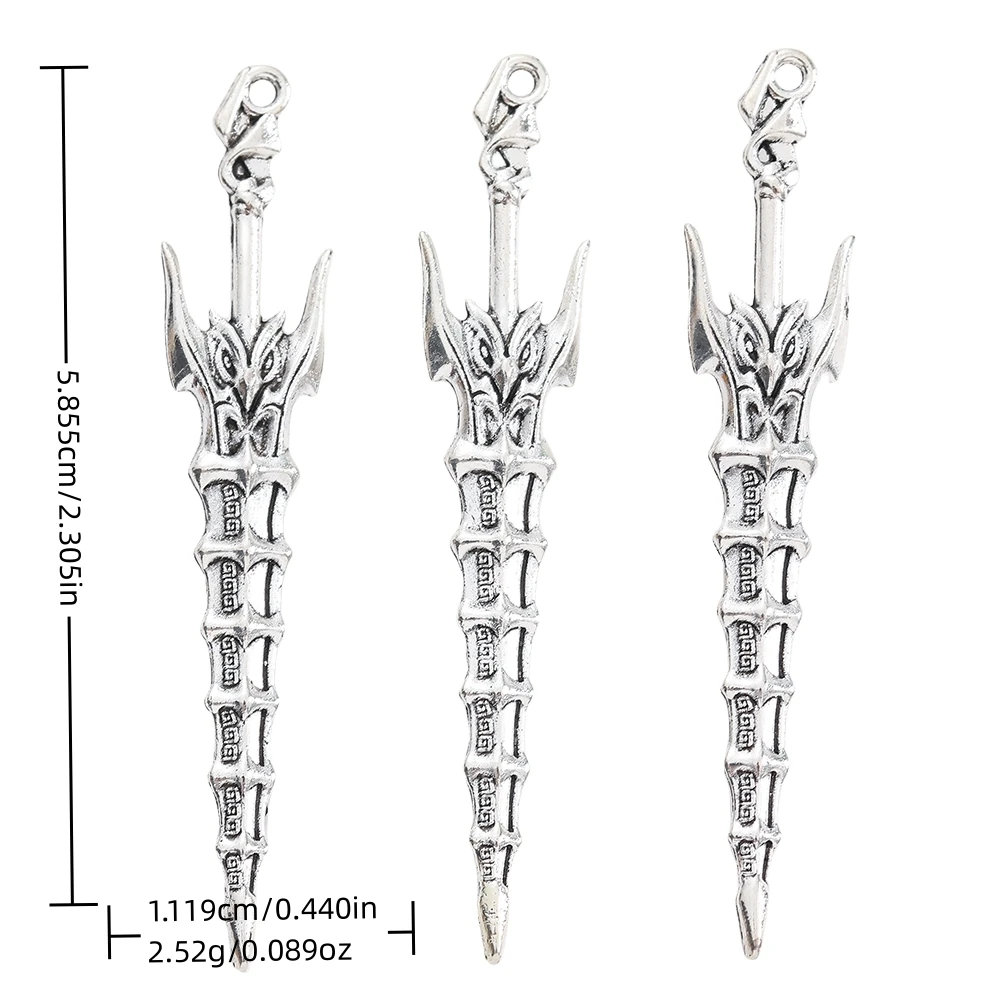 22pieces（Weapon ）vintage zinc alloy charm metal pendant DIY jewelry discovery making accessories3682