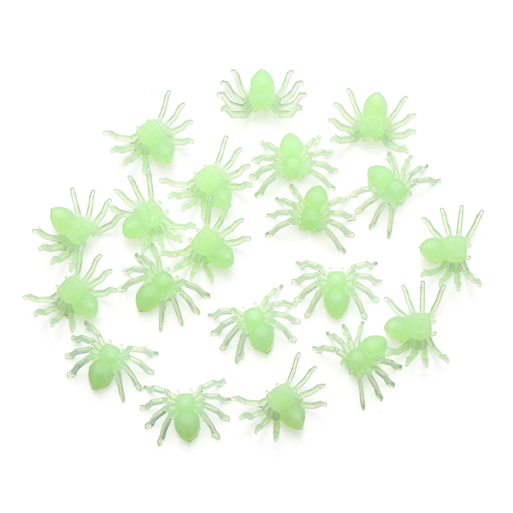 

20Pcs Horror Mini Plastic Tricky Simulation Spider Halloween Decoration Haunted House Decor Halloween Spider