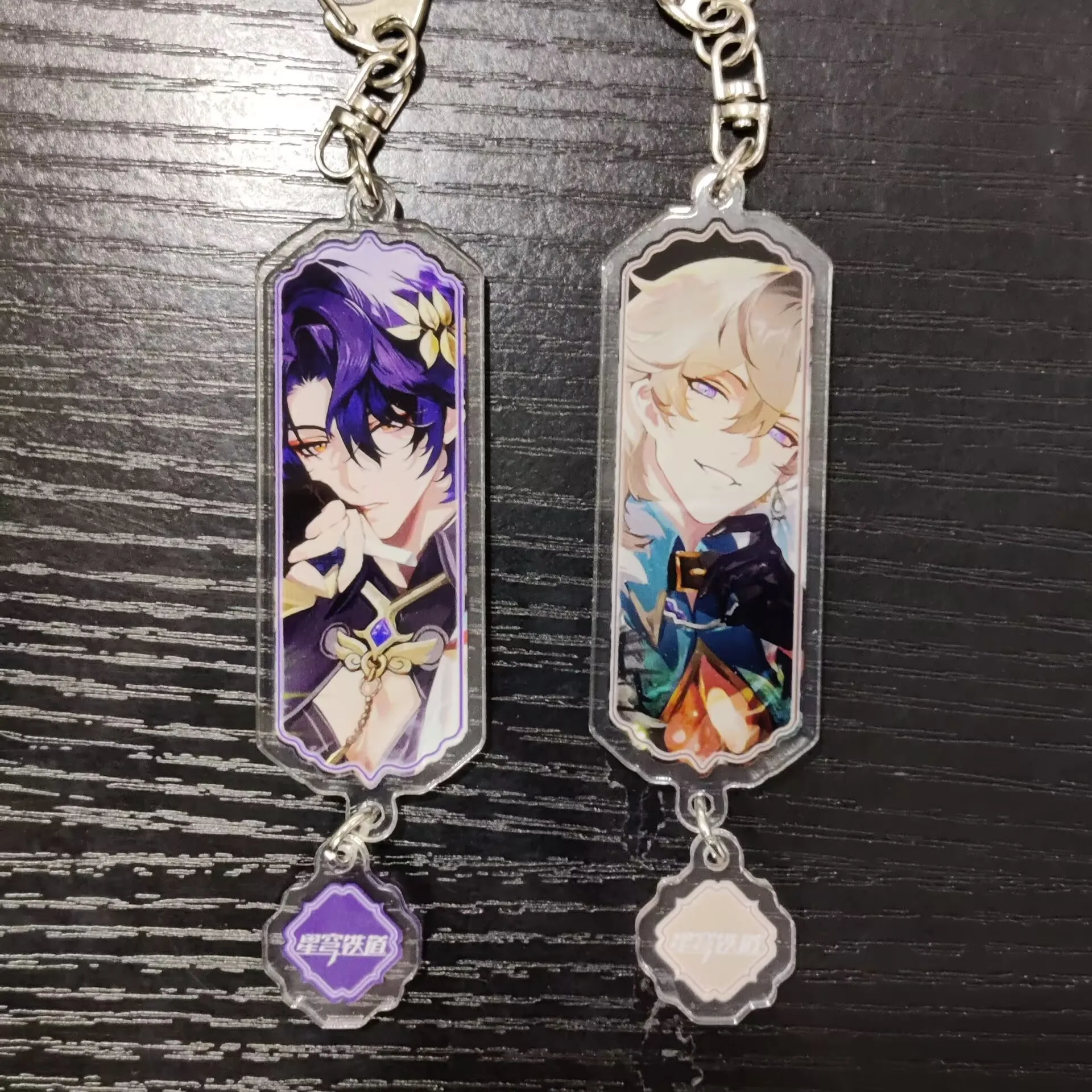 Game Honkai: Star Rail Anime Figures Aventurine Dr. Ratio Boothill Cosplay Acrylic Keychains Bags Decor Pendant Christmas Gift