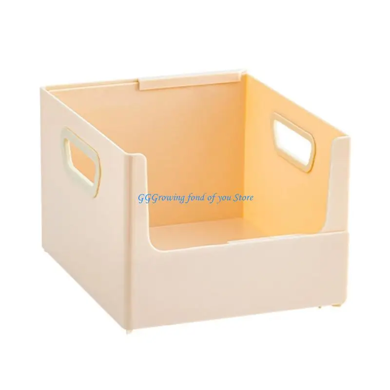 

H9EB File Folder Organiser Storage and Filing Box Extendable Bookend Plastic Filing Storage Box with Handle for Book Magazine