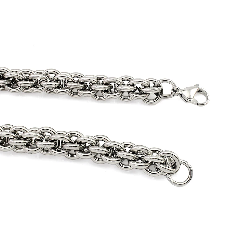 Collana Uomo In Acciaio Inossidabile, Oro Lucido, Catena Spessa E Piatta, Lunghezza Regolabile, Gioiello Antiallergico, Regalo Per Compleanno/Anniversario, Confezione Regalo - 5