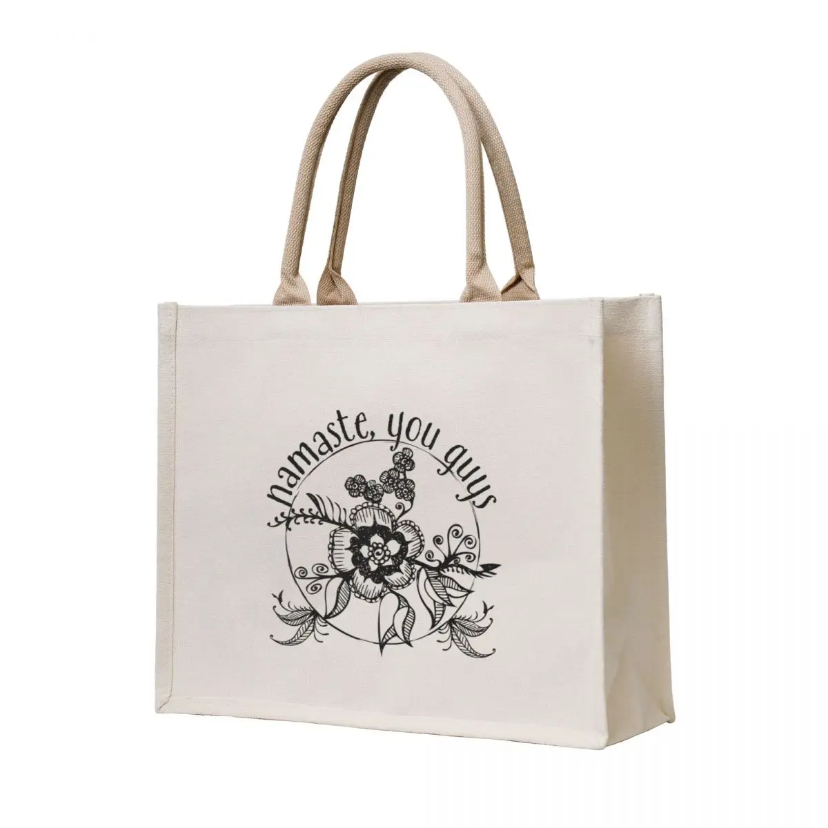 

namaste, you guys Tote Bag Shopping bags shopping trolley bag Women's bags