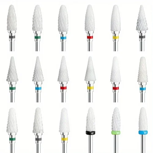 Imagen 1 del producto Brocas de cerámica para uñas, taladro eléctrico, cortador de uñas, accesorios para uñas, herramientas para manicura y pedicura