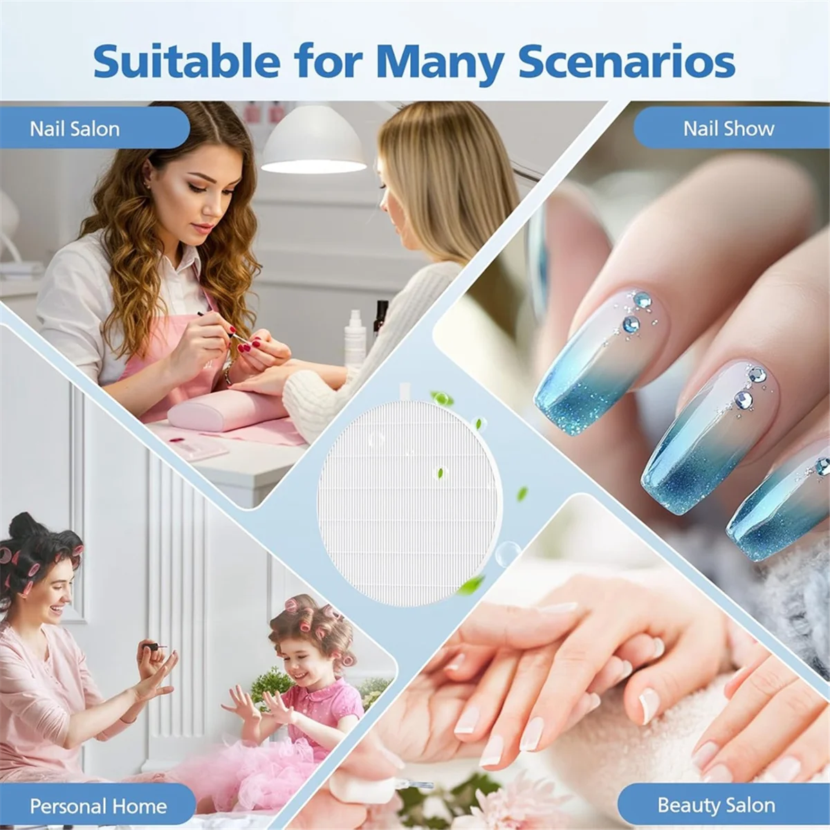 Сменный фильтр для сбора пыли для ногтей, 4 шт., для пылесборников для ногтей MelodySusie HPro/SProR, пыль для ногтей