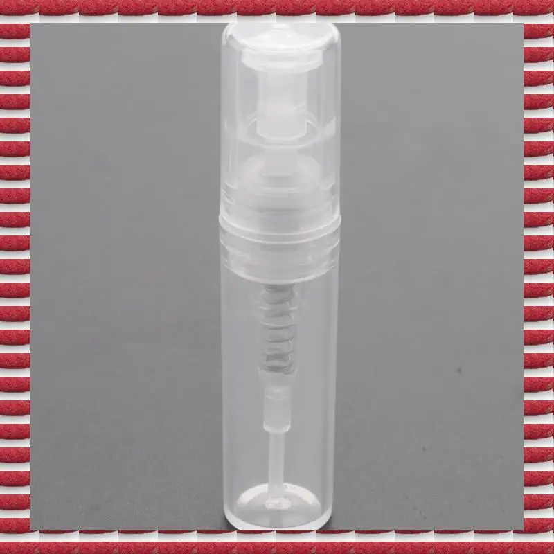 

A97G 300 X 2Ml Plastic Travel Spray Bottle Empty Transparent Perfume Atomizer New
