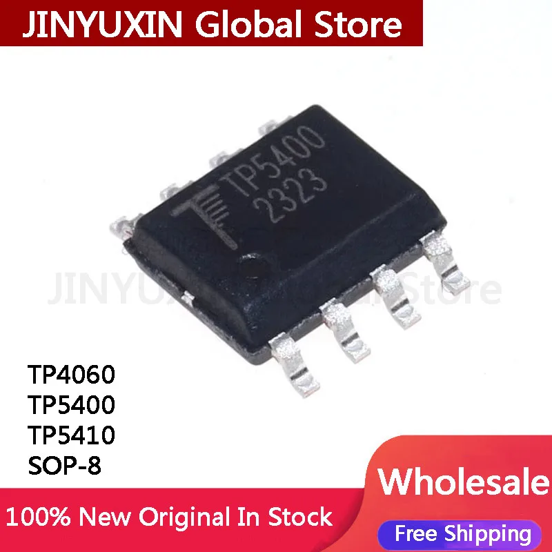 TP4060 TP5400 TP5410 SOP-8 IC Chip, Atacado, 20pcs