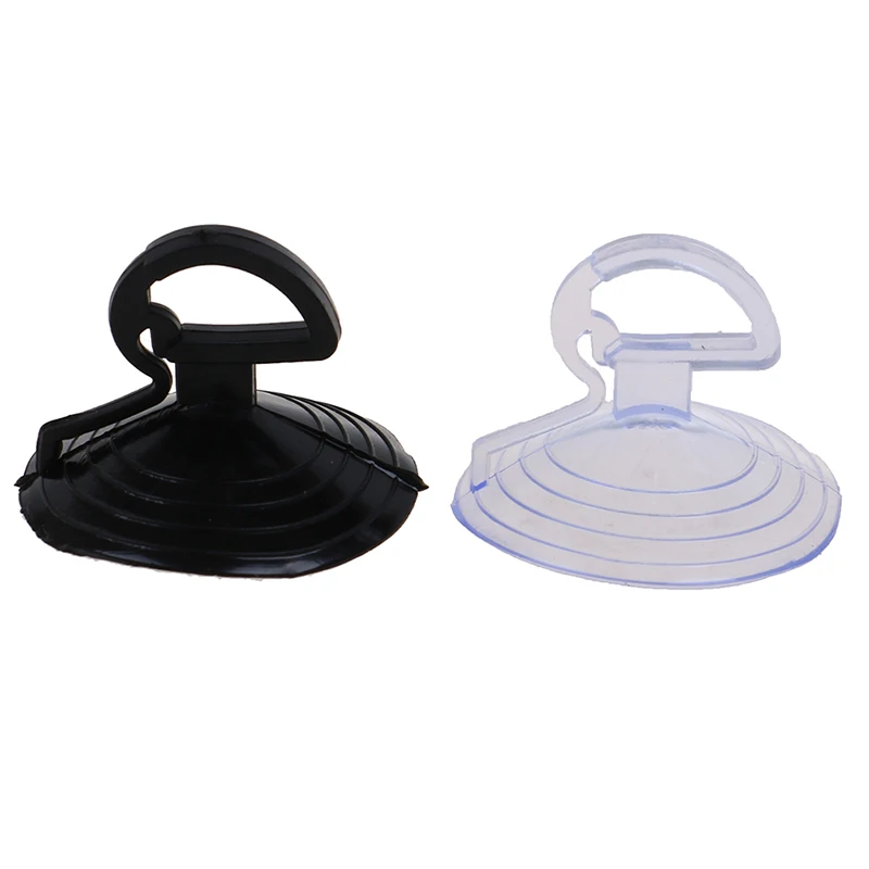 35/45mm 10 PCS Rubber Clear Suction Cup Sucker PVC Hook Car Sunshade Balck