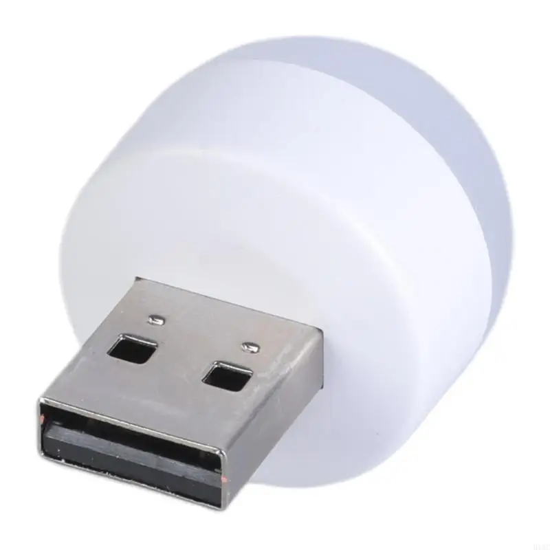 Mini Lámpara lectura LED 918C, luz bonita, lámpara redonda USB para protección ojos, lámpara móvil para mesita