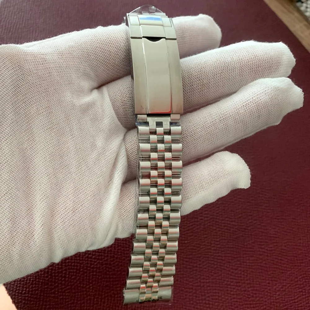 Ремешок для часов из нержавеющей стали, металлический браслет для мужских часов, аксессуары для винтажного фотографического часов, с пряжкой, 20 мм