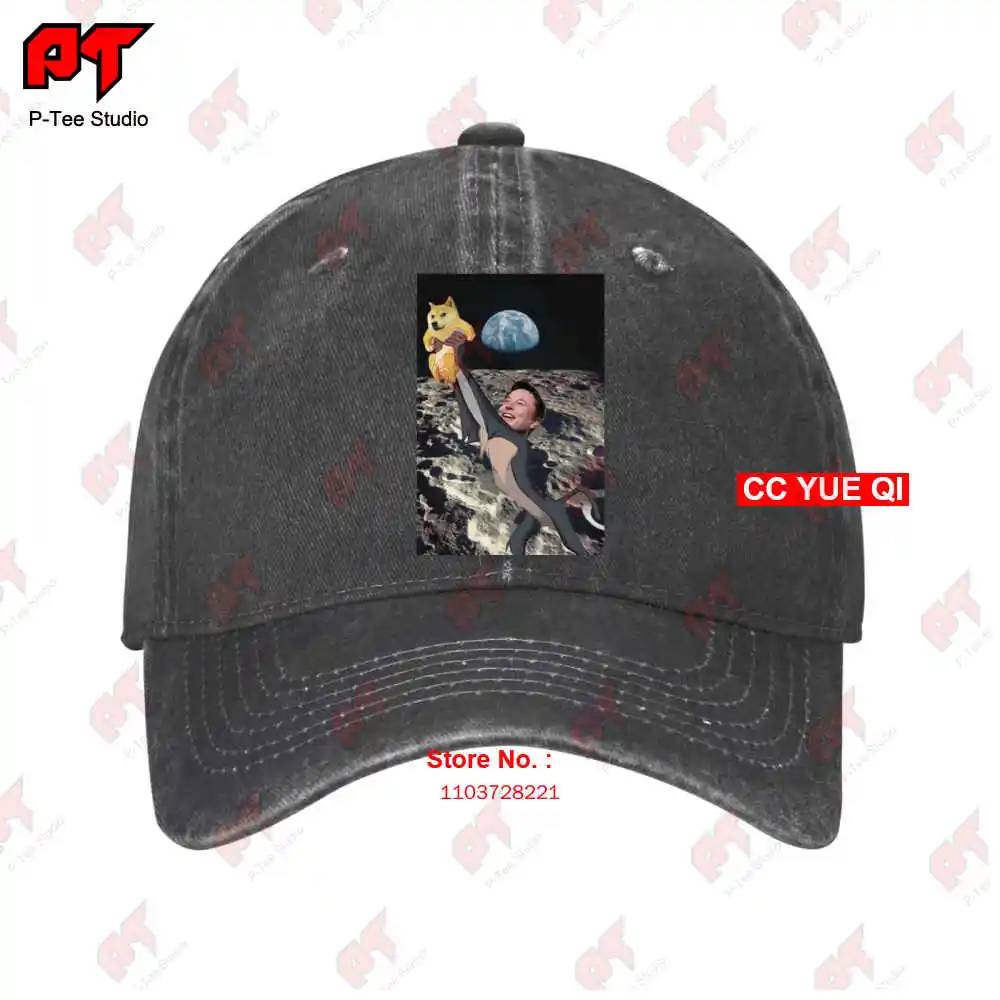 Dogecoin à lua bonés de beisebol, Crypto Bitcoin, Moeda Digital Truck Cap, KP3R