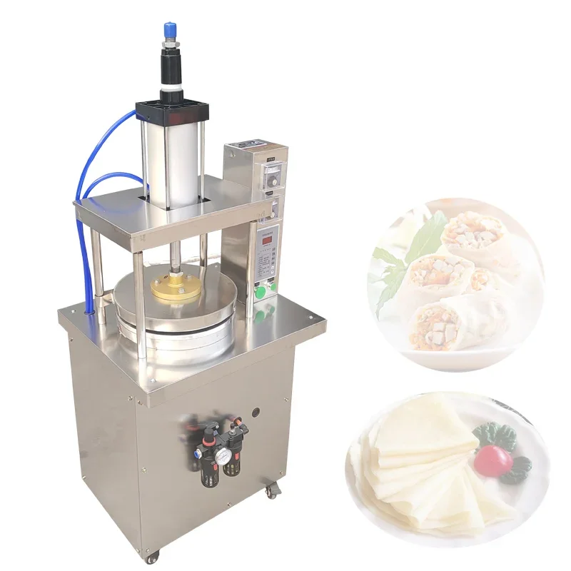 Máquina Neumática Comercial Personalizable para Aplanar Tortillas de Maíz, Moldeadora de Pizza, Panqueques y Rollitos Primavera
