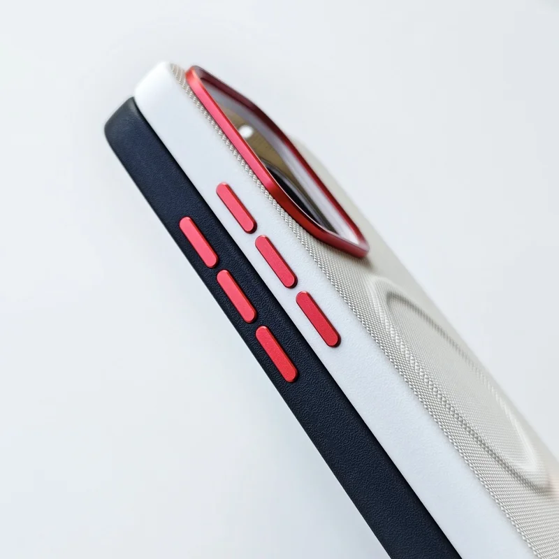 ل ممن لهم Reno15 Reno14 رينو 15 14 برو الماس حافظة جلدية المغناطيسي شفط التباين مفاتيح عدسة الإطار المضادة للبصمة غطاء