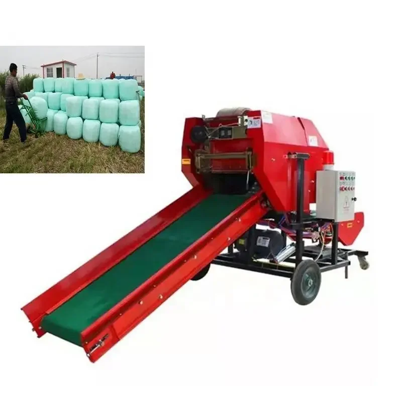 Round Straw Mini Square Hay Baler Machine Silage Baler Machine in India