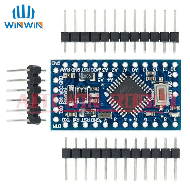 Pro Mini 328 Mini 3.3V/8M 5V/16M ATMEGA328 ATMEGA328P-AU 3.3V/8MHz 5V/16MHZ ATMEGA168P for Arduino