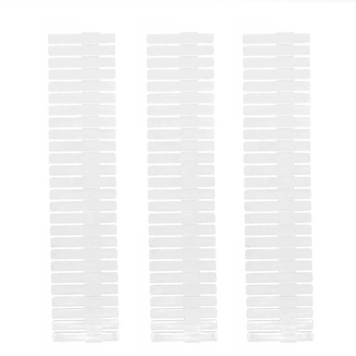 

8Pcs Drawer Organizer Dividers PP Material Sturdy for Dresser Storage 32.2x7cm White Adjustable Length Drawer Dividers