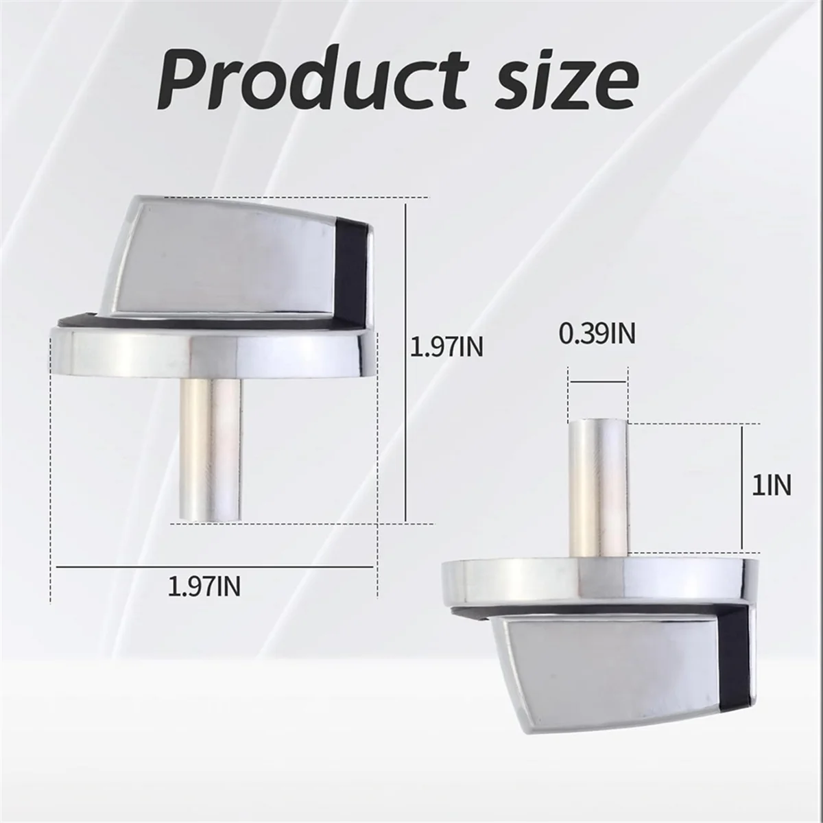 BABQ W 10284885   Kenop Kontrol Kompor Kompatibel dengan Pembakar Oven Whirlpool Range, Bagian Pengganti WPW 10284885 , (5 Paket)