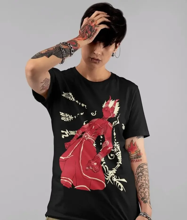 Manga Shirt, Japanese Graphic Tees, Anime Girlfriend Shirt