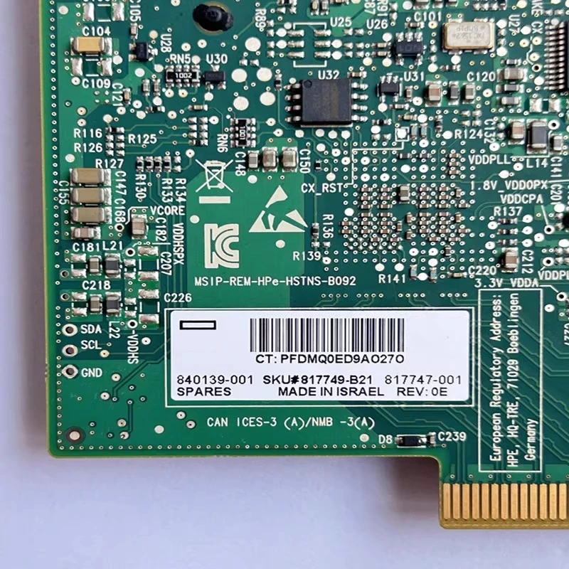 Original 640FLR-SFP28 840139-001 817749-B21 817747-001 25G Network Card for Server Workstation PC Industrial Control Machine