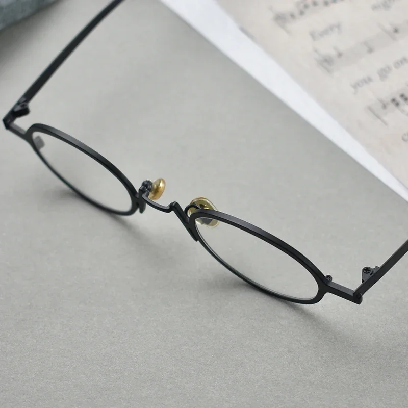 Cubojue Oval Men Reading Glasses Women Anti Blue Light 0 +150 200 Black Eyeglasses Frame Male Women Spectacles for Prescription