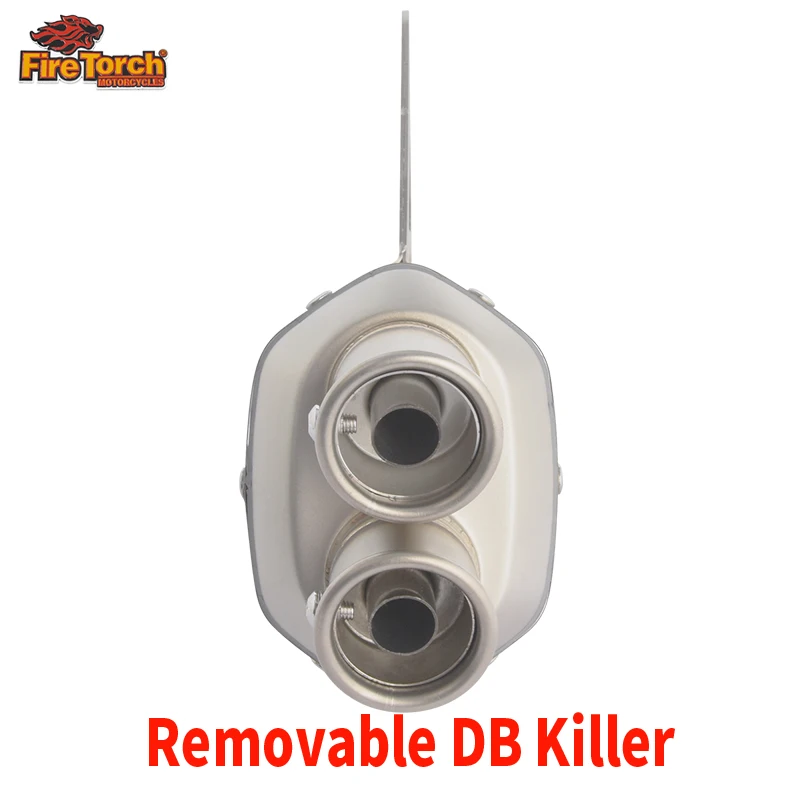 Slip On For BMW R 1300 GS R RS Adventure 2023 - 2027 Motorcycle Exhaust Systems Double Hole Escape Moto Muffler DB Killer