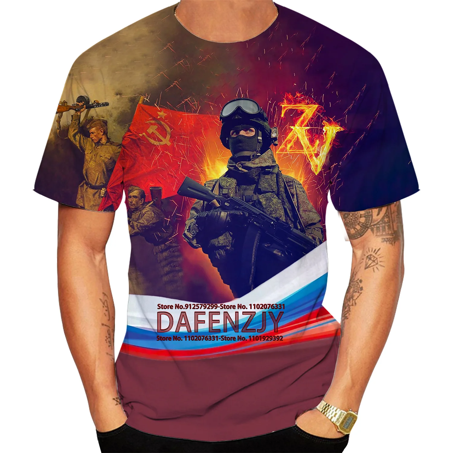 Russland Armee Camouflage Z Männer Damen T Shirt Russland Z Gedruckt Kurzarm Moskau Tees O Neck Tops