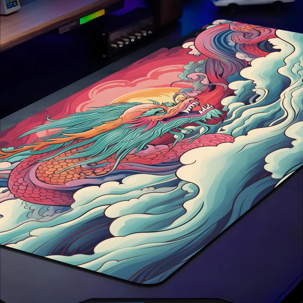 Dragon-alfombrilla de ratón personalizada para juegos de ordenador portátil, alta calidad, tamaño para Gaming World of tanks CS GO Zelda