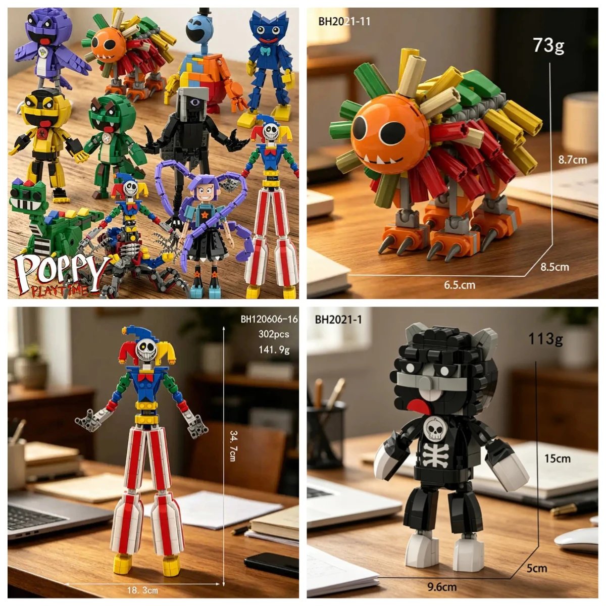 Poppy Playtime New Main Character Chapter 5 Education Gathering Mini Particle Block Doll Desktop Decoration Festiv