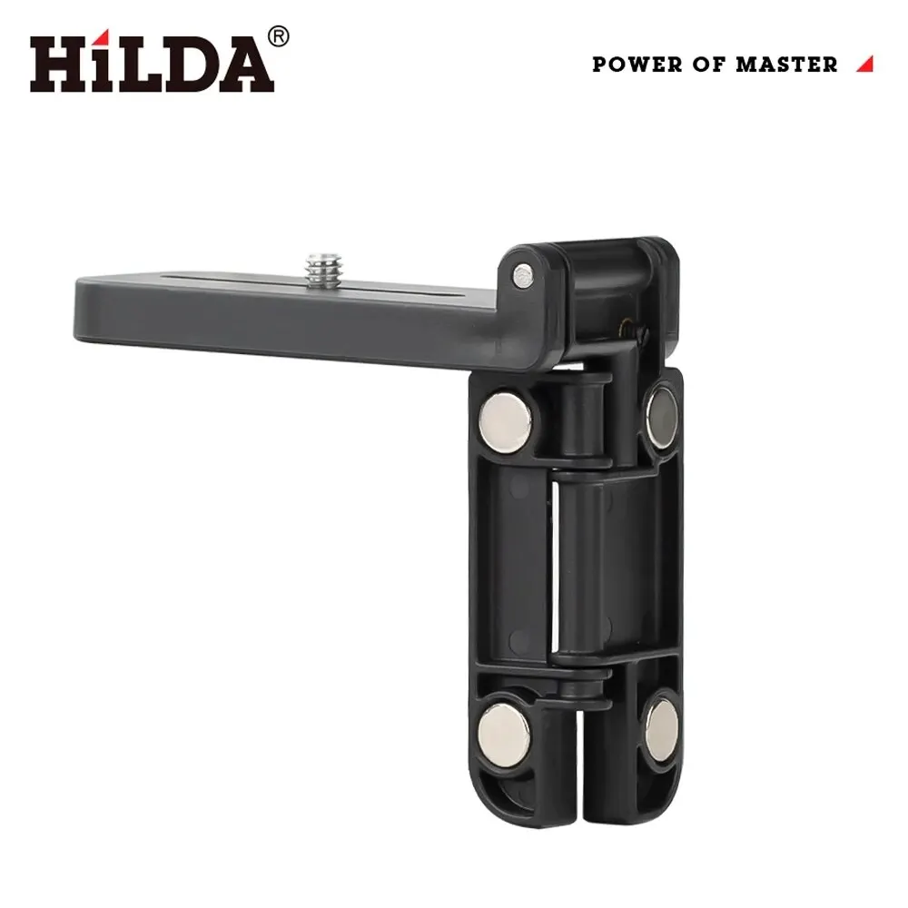 Uchwyt ścienny HILDA Mini Laser Level, regulowany 180° ° Do poziomic laserowych z gwintem 1/4\