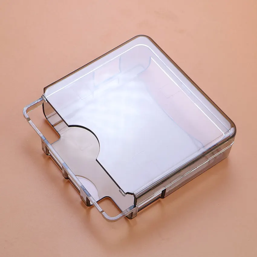 ChengHaoRan Plastic Clear Protective Cover For GBA SP Crystal Shell Housing Box Screen Protector Film For Gameboy Advance SP
