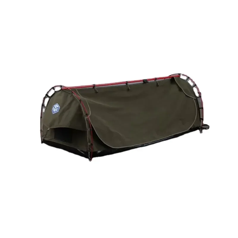 Factory custom outdoor hiking waterproof and tear-proof portable canvas greenhouse tent