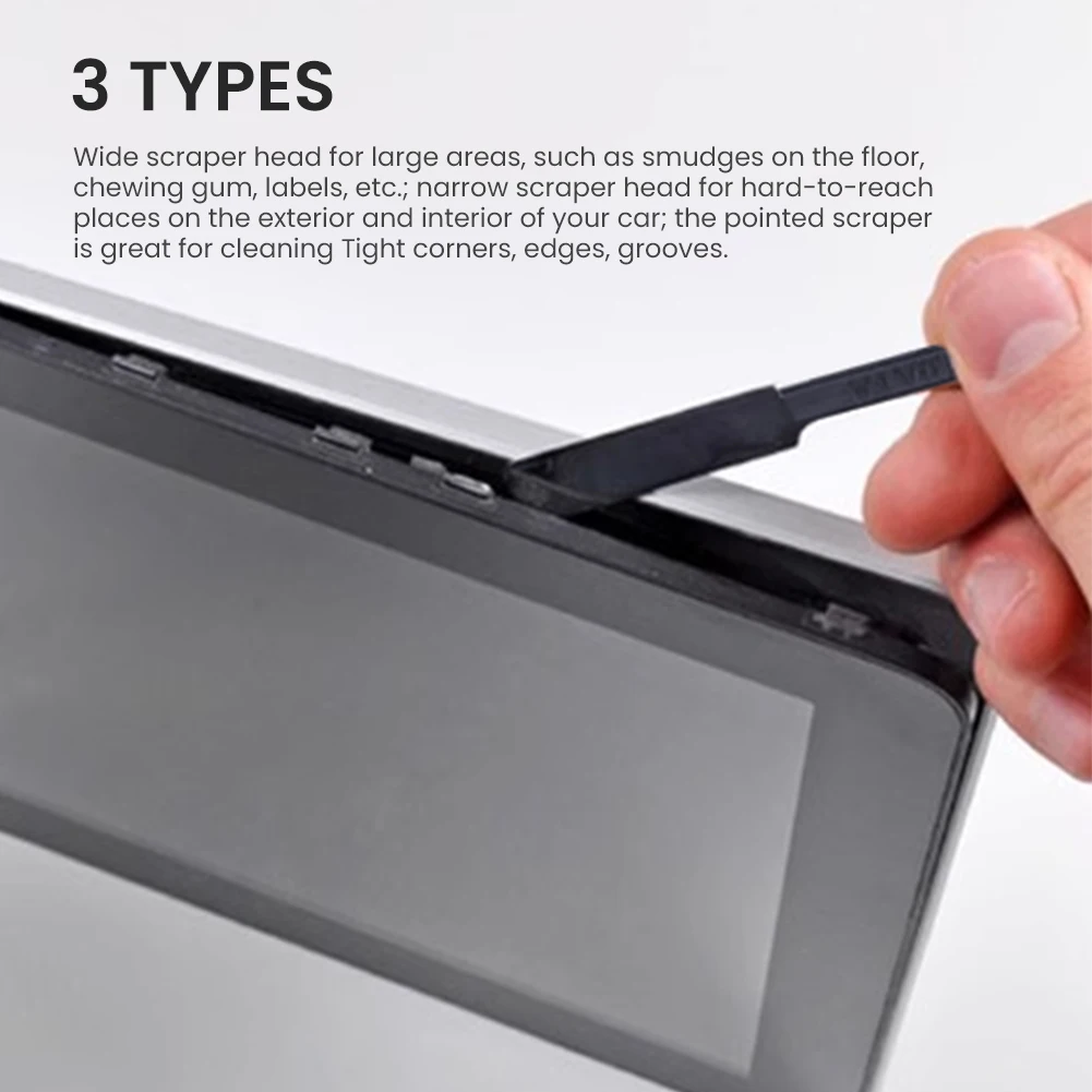 Outil universel de grattoir en plastique réutilisable anti-rayures, dissolvant de peinture polyvalent, réparation de téléphone, cuisine, espace serré, 10 pièces