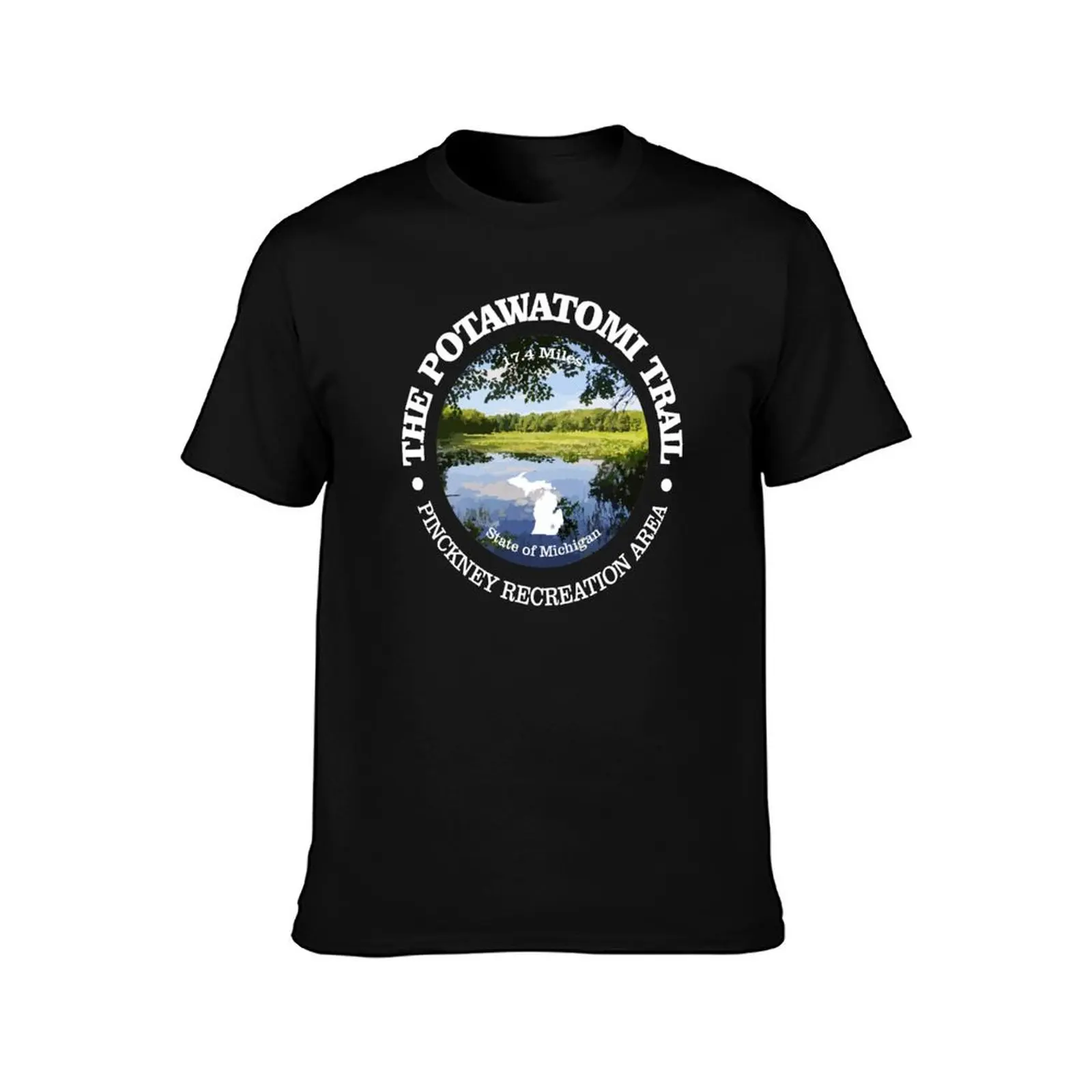 Potawatomi Trail (rd) T-Shirt Sweat Absorbing Sports Tee Shirt T-Shirt
