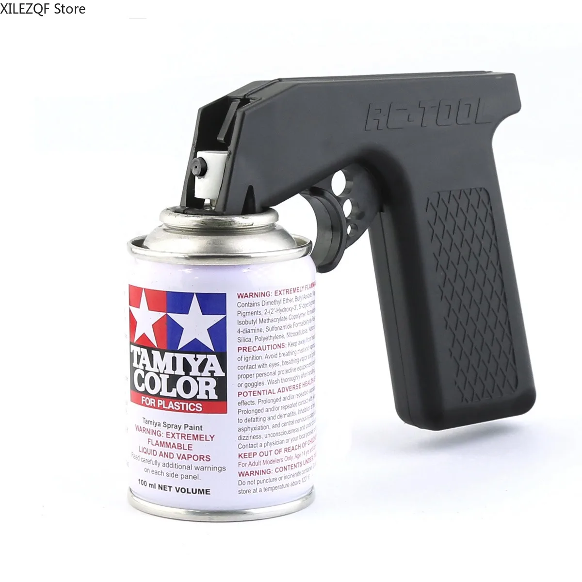 XILEZQF Tamiya Spray Paint Adapter - Full Grip Trigger Handle for Aerosol Cans - RC Car/Robot Painting Tool