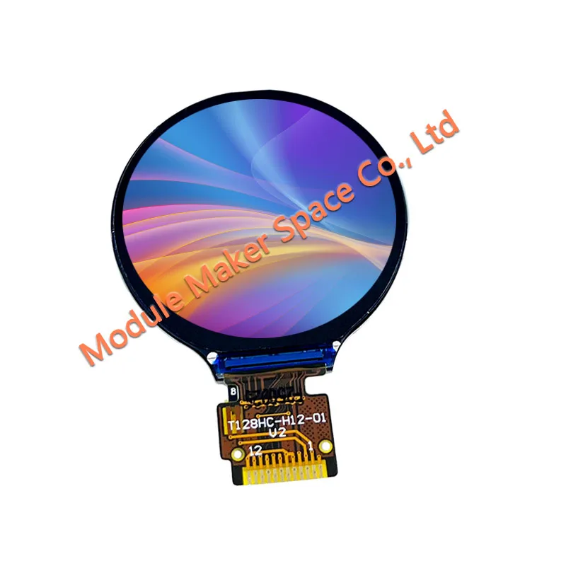 1.28 Inch 240x240 RGB Round SPI Color TFT LCD Display Screen with GC9A01 Driver