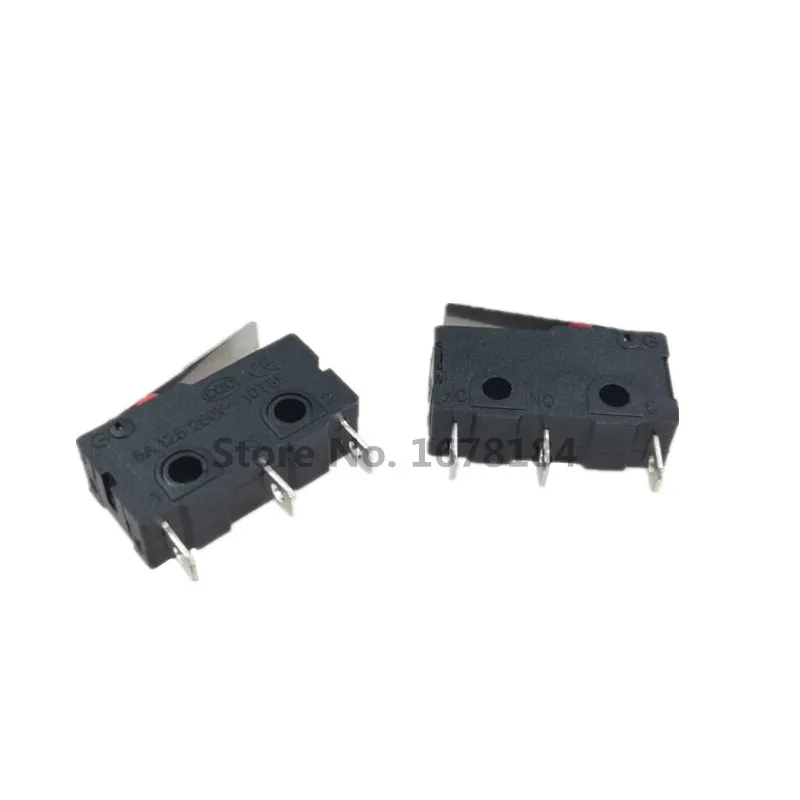 100 pcs/lot Limit Switch, 3 Pin N/O N/C High quality All New 5A 250VAC KW11-3Z Micro Switch Factory