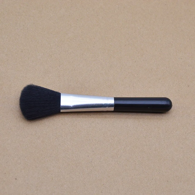 1pcs black blusher powder brush Short computer brush High gloss makeup brush Beauty tool foundation cosmetics beauty